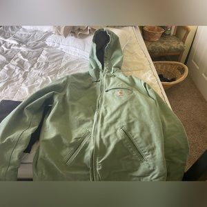 Women's Seafoam Green Carhart Jacket XL